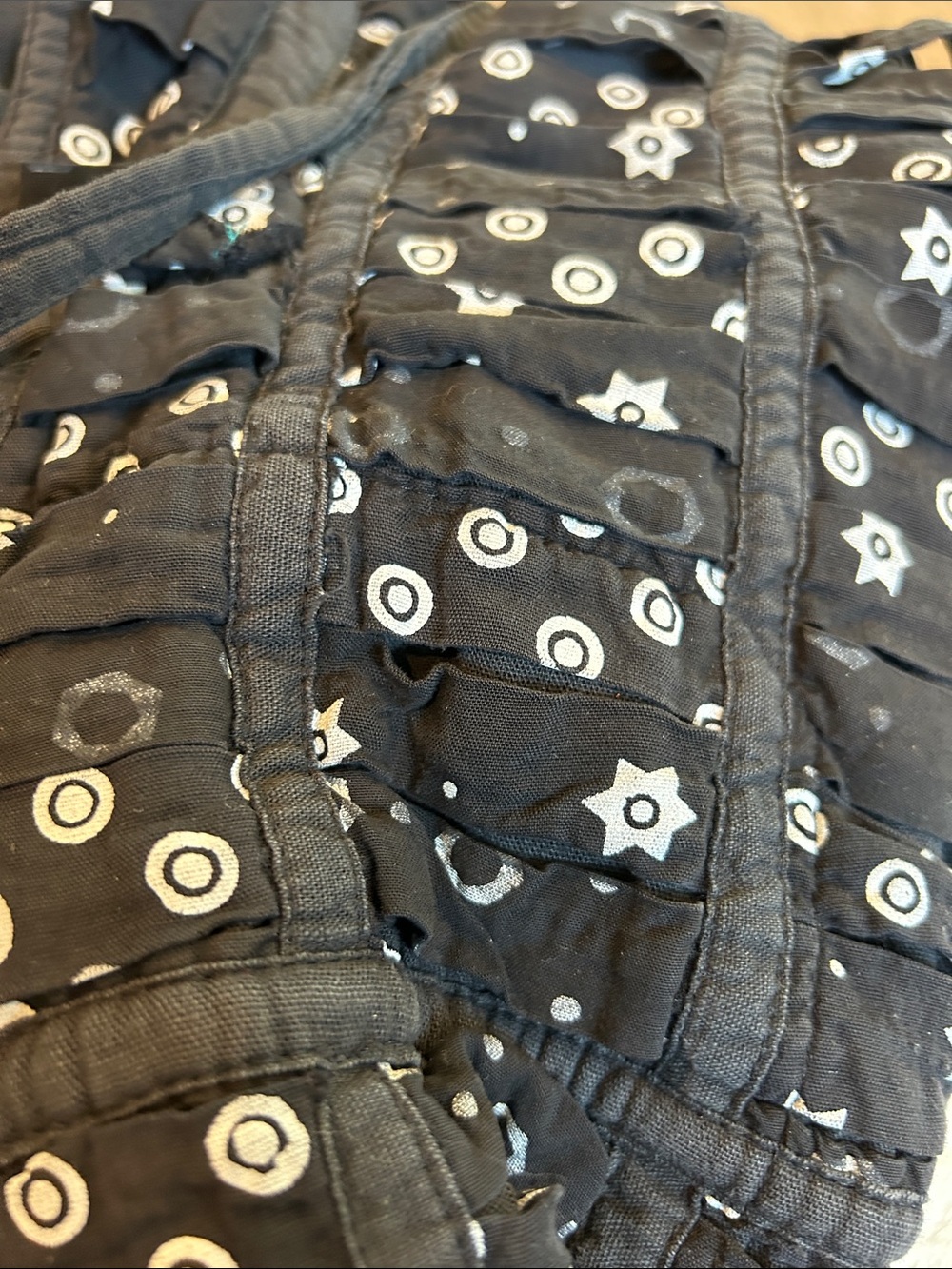 Village Sport Shoppes Carmel-by-the-Sea woven reversible Lagenlook jacket. Artsy - Picture 14 of 14